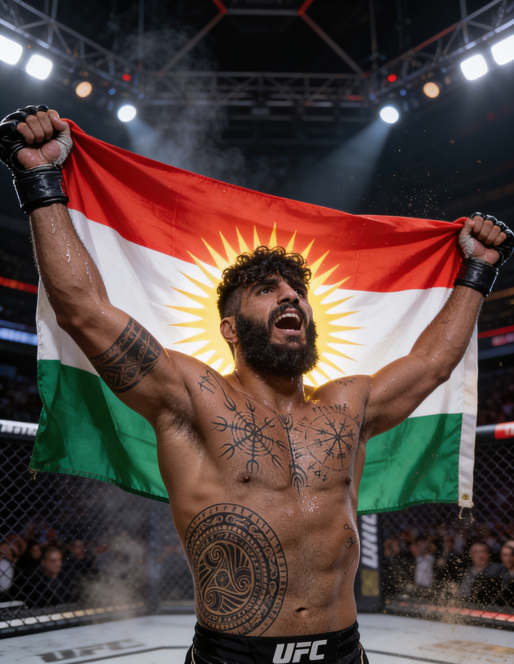 🥊 Kurdish Warrior Triumphs in the USA